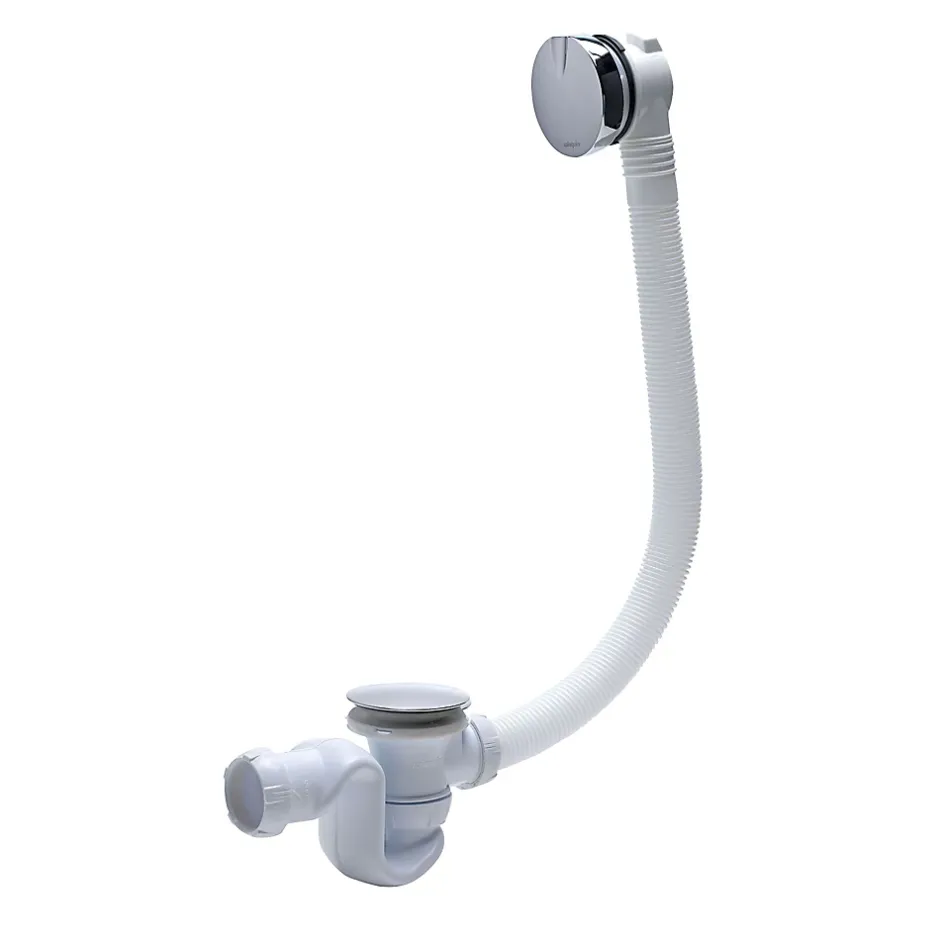 Vidage baignoire à écoulement rapide avec commande à câble et siphon^Wirquin Sale