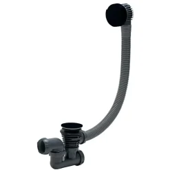 Vidage de baignoire à câble noir-Wirquin Online