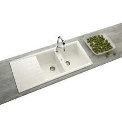 Vidage manuel 2 bacs CUIPD129 - Siphon gain de place^Cuisissimo Hot