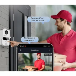 Vidéophone connecté wifi avec 4 écrans pour maison à plusieurs niveaux^Automatisme Passion Sale