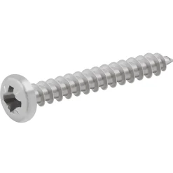 Vis à bois cylindrique en acier inoxydable A4 pozidriv 4x30 mm - 20 pièces^Diall Sale