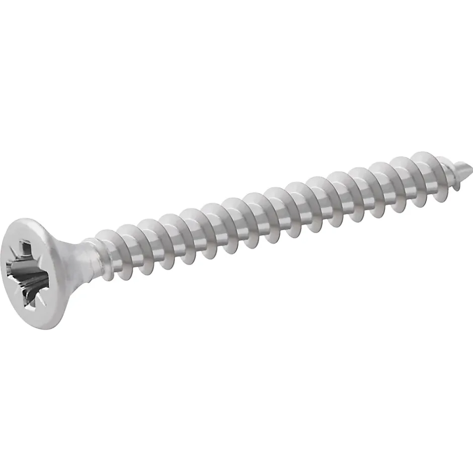 Vis à bois en acier inoxydable A2 pozidriv 4x40 mm - 200 pièces-Diall Online