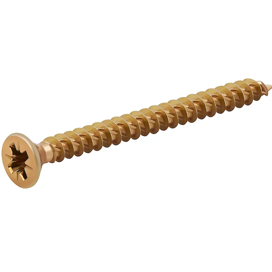 Vis à bois Premium pozidriv zinguée jaune 3.5x40 mm - 100 pièces^TurboDrive Hot