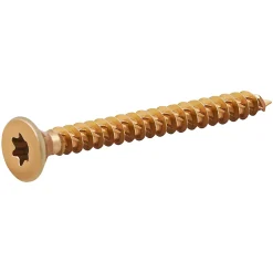 Vis à bois Premium torx zinguée jaune 5x50 mm - 500 pièces-TurboDrive Discount