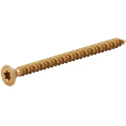 Vis à bois Premium torx zinguée jaune 4x60 mm - 100 pièces^TurboDrive Best