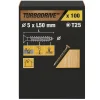Vis à bois Premium torx zinguée jaune 5x50 mm - 100 pièces^TurboDrive Hot