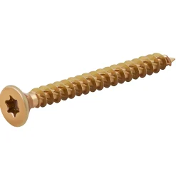 Vis à bois Premium torx zinguée jaune 5x50 mm - 100 pièces^TurboDrive Hot