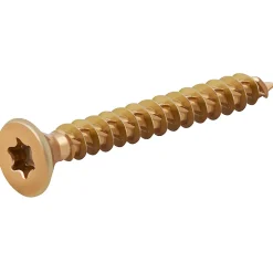 Vis à bois Premium torx zinguée jaune 5x40 mm - 100 pièces^TurboDrive Best