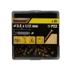 Vis à bois Premium pozidriv zinguée jaune 3.5x12 mm - 20 pièces^TurboDrive Clearance