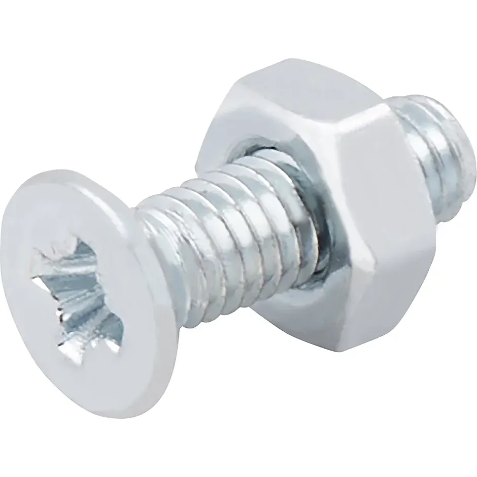 Vis à métaux en acier zingué 3 x 10 mm - 20 pièces-Diall Online