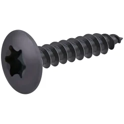Vis de charnière zinguée noire 6x30 mm - 200 pièces^Diall