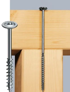 Vis de charpente tête ronde Spax Wirox 8 x 160 mm filetage partiel - 50 pièces^Spax France Sale