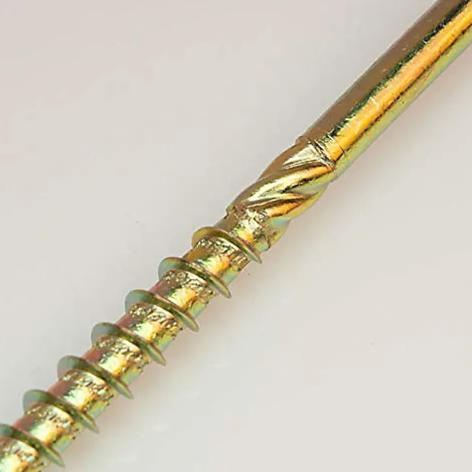 Vis de construction en bois à tête disque, zinguée jaune, 5 x 70 mm 200 pcs^Domax Clearance