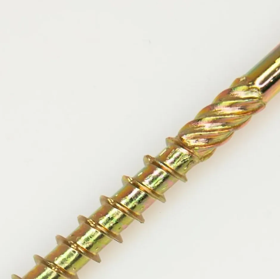 Vis de construction en bois à tête fraisée, zinguée jaune, 8 x 320 mm 50 pcs-Domax Clearance