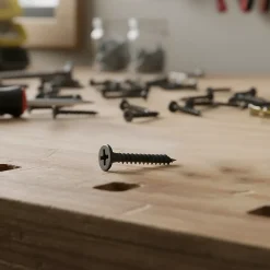 Vis pour plaque de plâtre (universelle), noir mat, 3,5x25 mm - 1000 pièces^Diall Sale