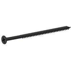 Vis pour plaque de plâtre (universelle), noir mat, 4,8x90 mm - 200 pièces^Diall Outlet