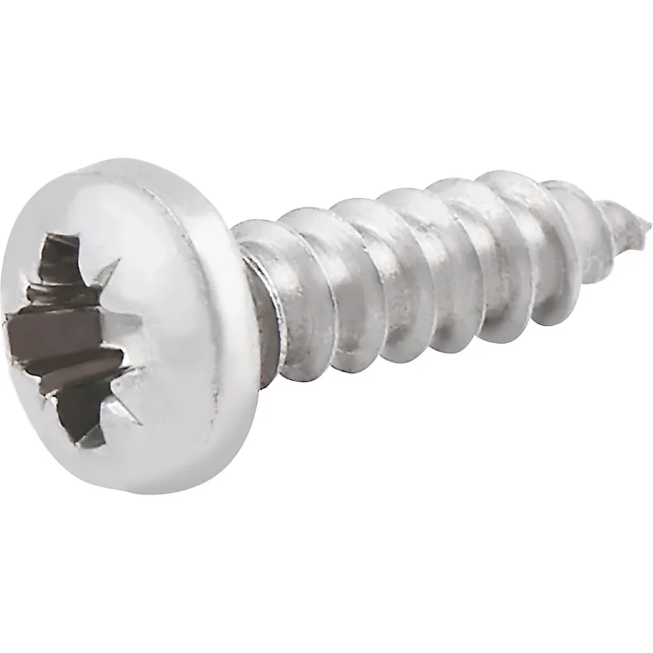 Vis zinguée autoperceuses à tête cylindrique acier inoxydable A2, 3,5x13 mm - 25 pièces^Diall Sale