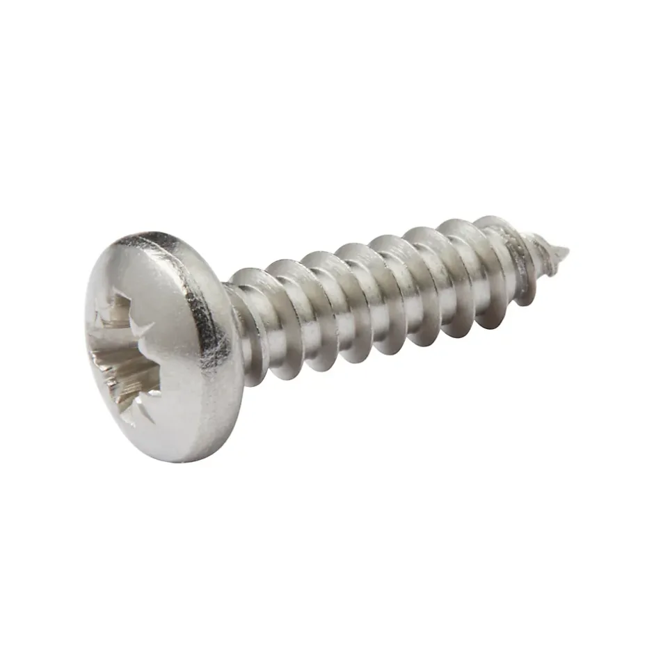 Vis zinguée autoperceuses à tête cylindrique acier inoxydable A2, 4,2x16 mm - 25 pièces^Diall New