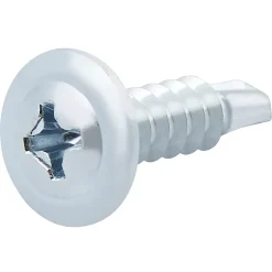 Vis zinguée autoperceuses à tête à collerette, 4,2x16 mm - 25 pièces-Diall