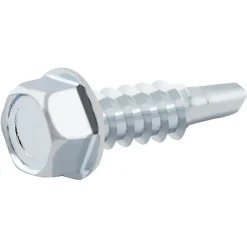 Vis zinguée autoperceuses à tête hexagonale, 4,8x19 mm - 100 pièces^Diall Discount