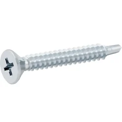 Vis zinguée autoperceuses fraisées, 4,8x38 mm - 100 pièces-Diall Online