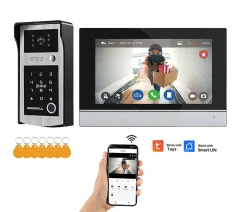 Visiophone antivandale connectée wifi avec digicode et badges-Automatisme Passion Clearance