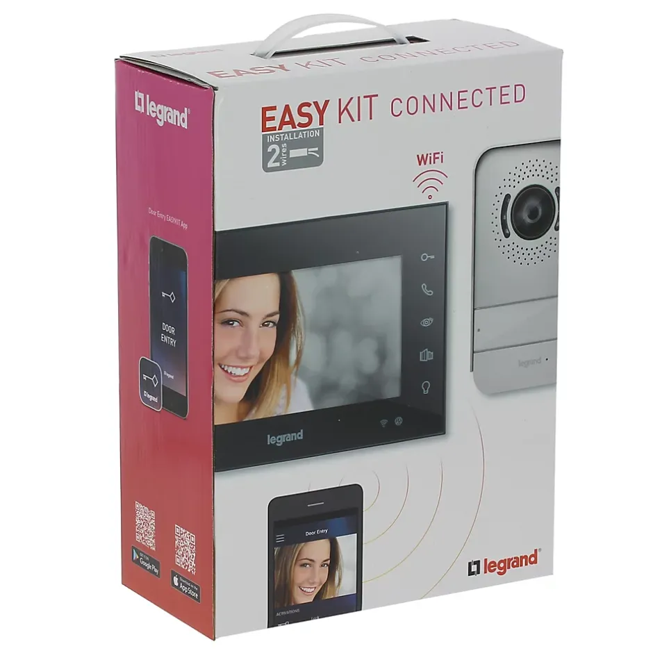 Visiophone connecté Easy kit écran noir 7"-Legrand Online