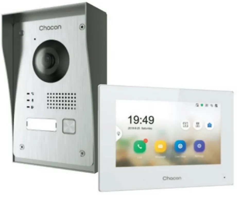 Visiophone couleur filaire connecté-Chacon