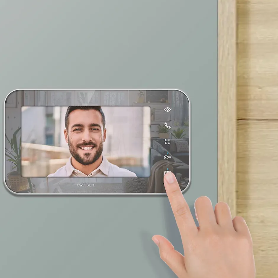 Visiophone couleur filaire effet miroir Maya^Avidsen Discount