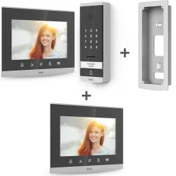 Visiophone filaire Code 7 pouces / 18cm avec clavier à code intégré-Extel Best