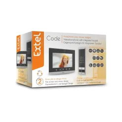 Visiophone filaire Code 7 pouces / 18cm avec clavier à code intégré-Extel Best