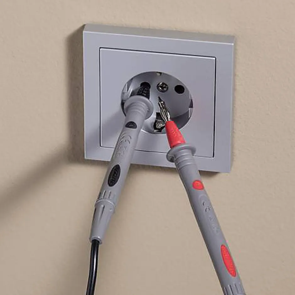 MS-2 Set de cordons de mesure de sécurité Banane mâle 4 mm 1,2 m 10 A CAT III 1000 V CAT IV 600 V-Voltcraft Online