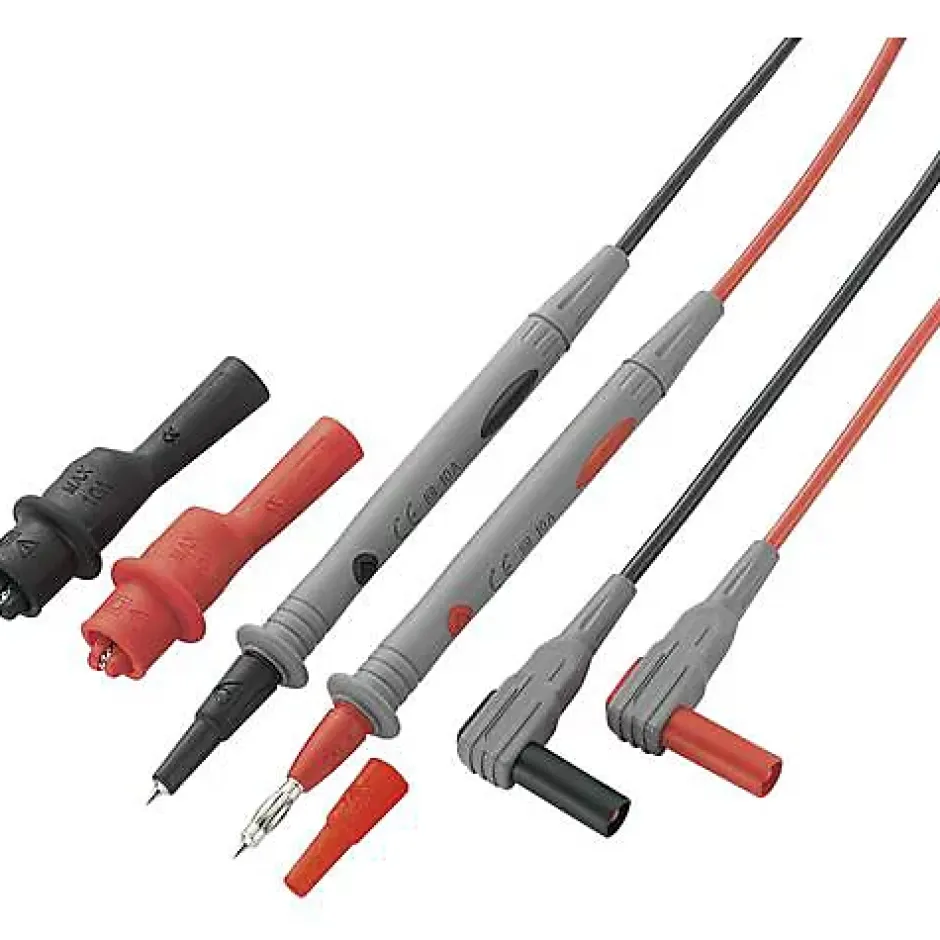 MS-2 Set de cordons de mesure de sécurité Banane mâle 4 mm 1,2 m 10 A CAT III 1000 V CAT IV 600 V-Voltcraft Online