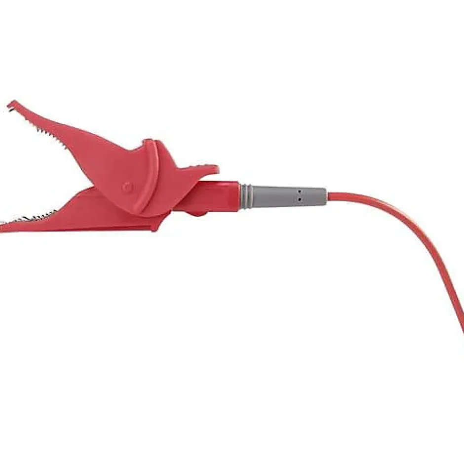 MSL-507 Cordon de mesure 4 mm avec pince crocodile 1 m, 10 A, CAT III 1000 V CAT IV 600 V^Voltcraft New