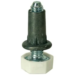 Vérin 6 pans blanc M6 H. 30 mm x ø 8 mm-Evoludis Hot