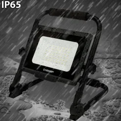 WAINGRO 50W : Projecteur de travail LED SMD 50W avec support de terre et câble 3m-Velamp Hot