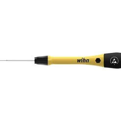 Wiha 43678 PicoFinish ESD Tournevis cruciforme Phillips PH1 x 60 mm, manche ergonomique antistatique-4M Best