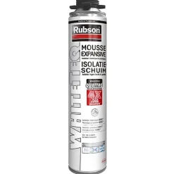 24x Mousse expansive 750ml WhiteTeq isolation thermique et phonique^Rubson