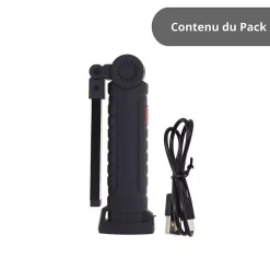 - Baladeuse LED pliable, Rechargeable USB, 200 lumens - BL200RUSB-Xanlite Outlet