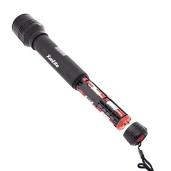 - Lampe Torche LED Métallique, x3 Modes d'Eclairage, 1500 Lumens, Piles Incluses - TO1500L-Xanlite New