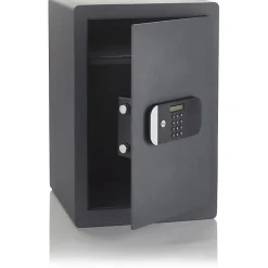 Coffre-fort haute sécurité a serrure électronique (Certifié SKG), format professionnel H.52 x l.35 x P.36 cm (49,8 L)^Yale Online